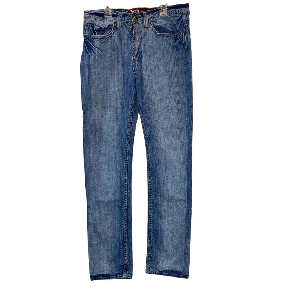 Y2K X2 Low Rise Bootcut Jeans Slim Fit 30x32 Medium Wash Vintage‎ Style